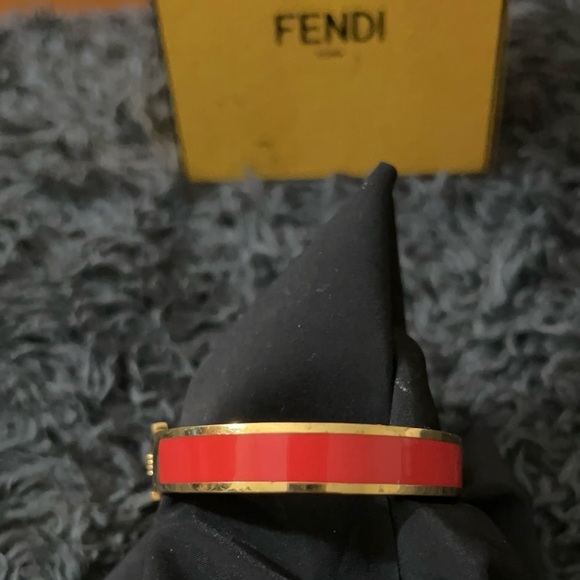 Fendi Bicolour Enamel Bracelet - Picture 5 of 9